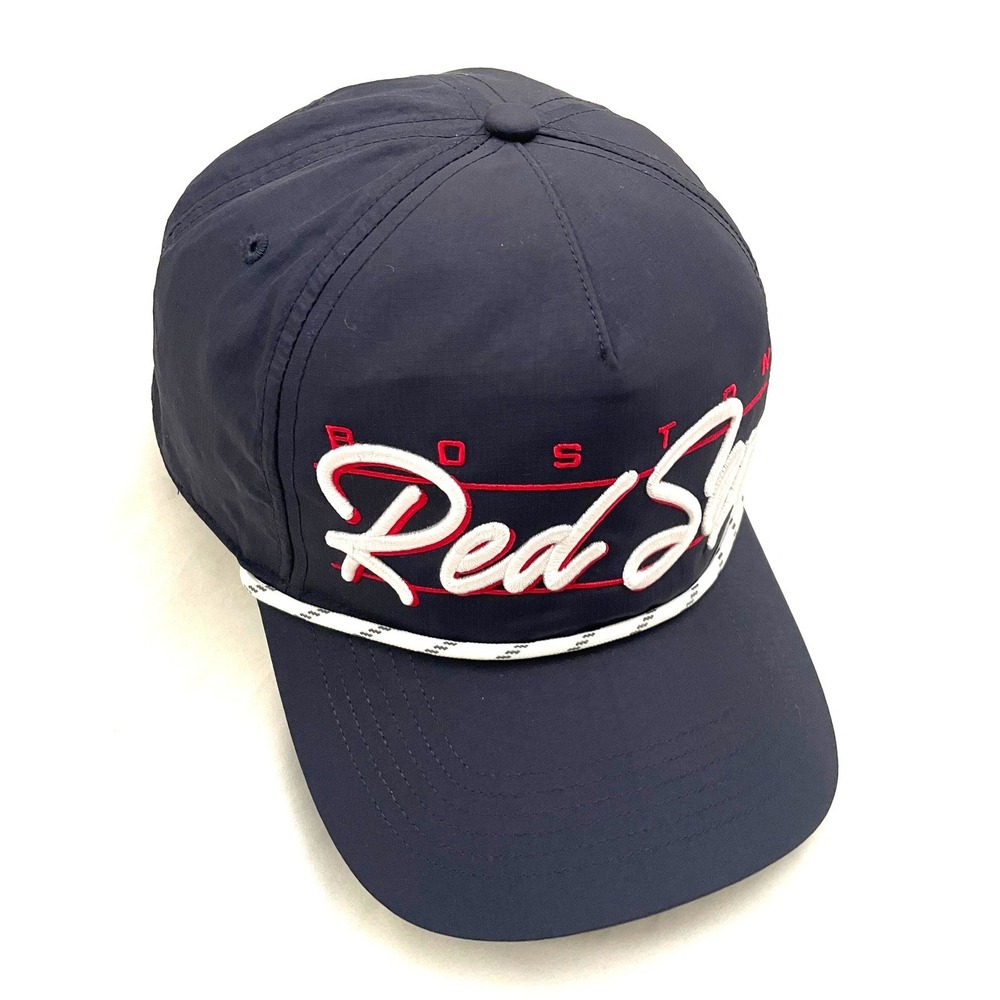 Boston Red Sox 47 Brand Hat Mens OSFA Navy Blue Rope Snapback MLB Cap‎